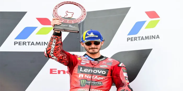 Francesco Bagnaia Lanjutkan Perburuan Gelar MotoGP 2024 dengan Finis Ketiga di Mandalika