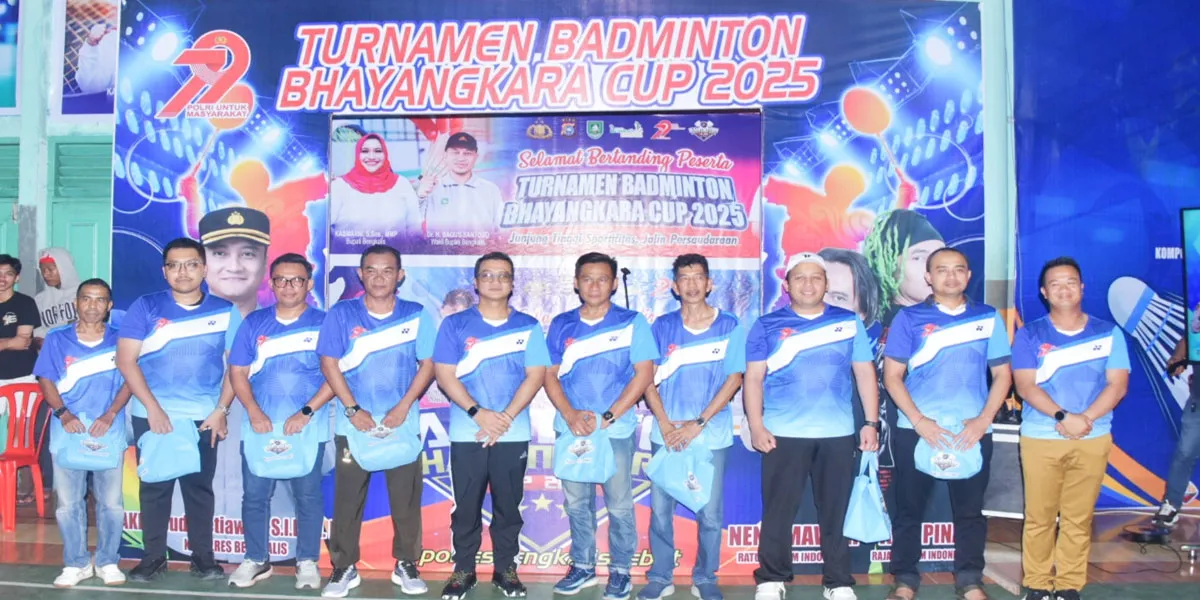 Turnamen Badminton Bhayangkara Polres Bengkalis Cup 2025 Resmi Dibuka